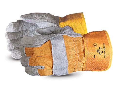 Superior Glove® Crewmate® Economy Split Fitters Gloves w/ Cotton Lined Palms #66Q